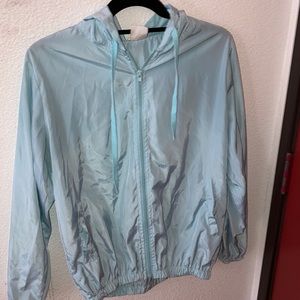 Light blue Wind Breaker